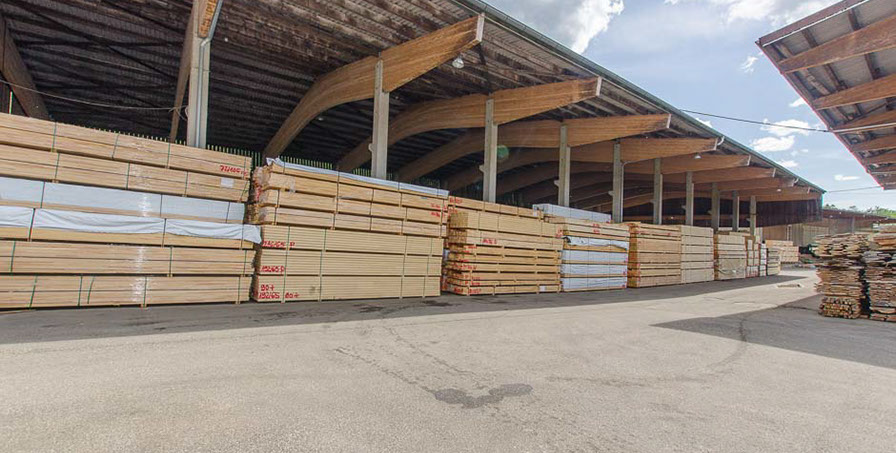 3000 cbm Lagerbestand Massivholz